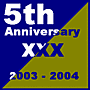 5周年記念ロゴ